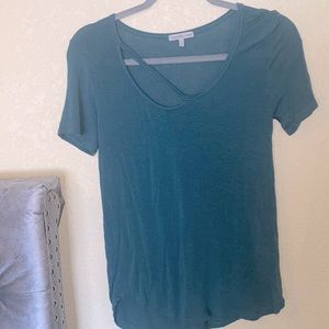 Blue/Green Shirt w/front line